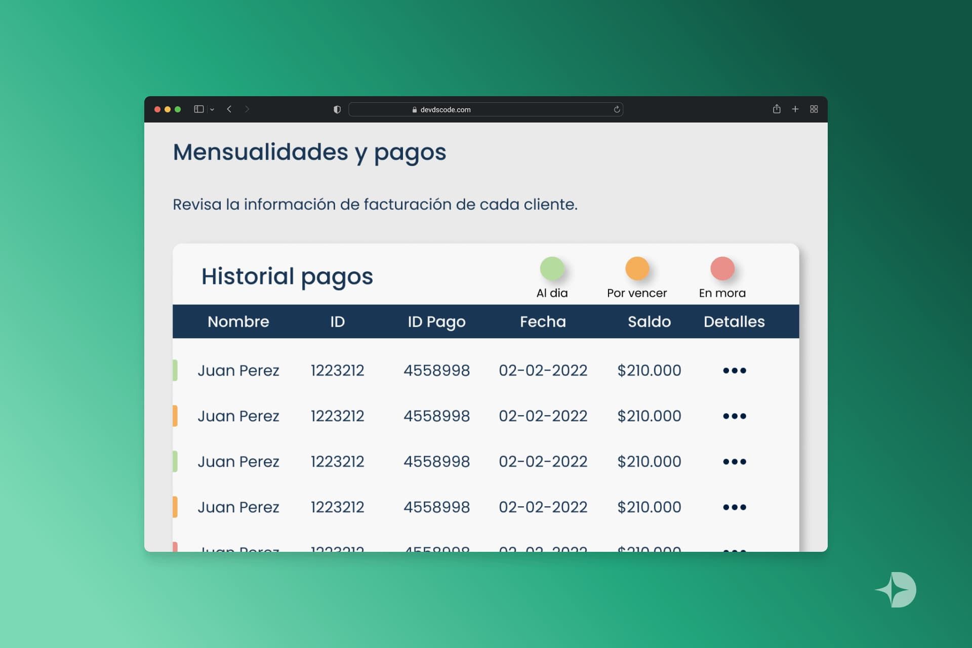 Payments Fitxbox